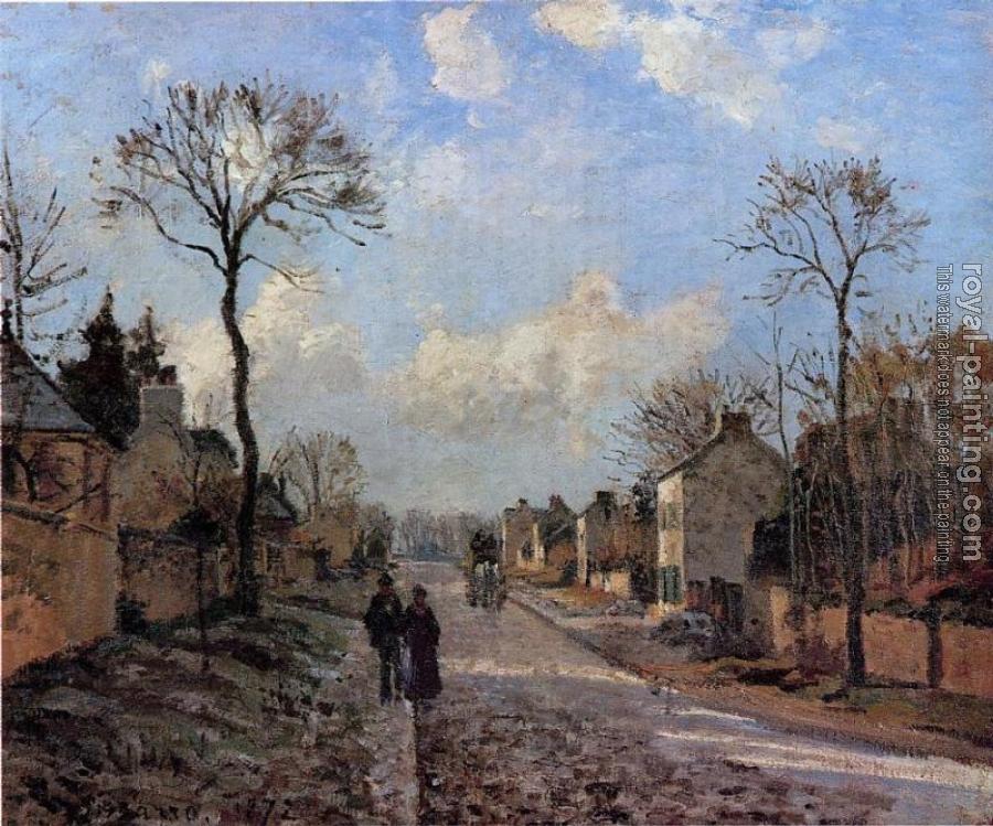 Camille Pissarro : A Road in Louveciennes II